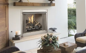 Superior 36" Outdoor Fireplace, Electronic Ign, Herringbone, NG, VRE3236ZENWH - Picture 1 of 3