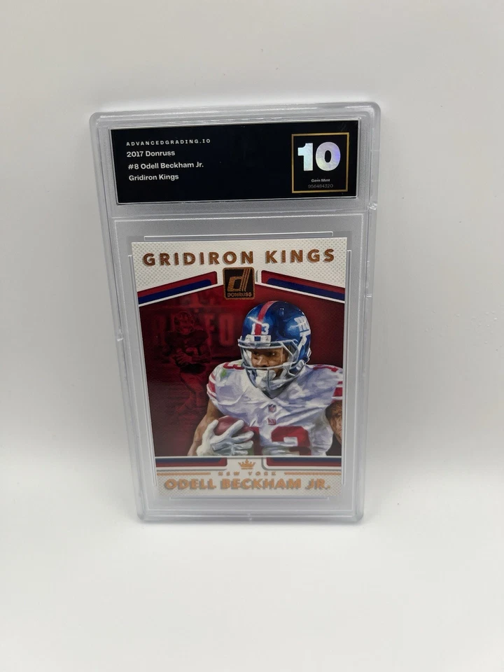 2017 Donruss Odell Beckham Jr Gridiron Kings Gem Mint 10 - Image 1 of 2