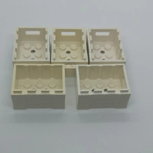 Lego - 5 cajas blancas - 3x4x1 2/3 tachuelas con asas - (30150) - Imagen 1 de 2
