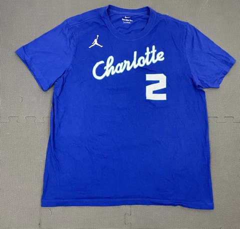 Lamelo BALL Charlotte Hornets Shirt Jordan Nike Adult XL Extra Large NBA Mens Cover