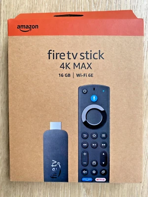 Amazon Fire TV Stick 4K Max 2nd Gen HDR 2025 with Enhance Alexa Voice Remote New - Image 1 of 2