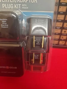 Swiss Gear Worldwide Global Electric Convertor/Adapter Plug Kit  - Picture 1 of 3