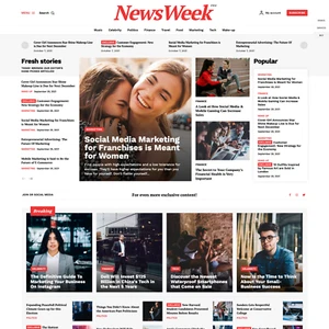 News Week Websites Design for Sale with Free VPS Web Hosting - Picture 1 of 7