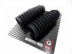 HONDA CF50 CHALY 72-96 JBS FRONT FORK GAITERS RUBBER BOOTS SET - Picture 1 of 4
