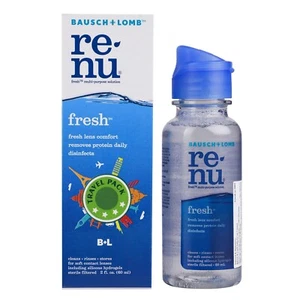Bausch & Lomb Renu Fresh  Solution for Contact Lens- 60 ml Made in USA - Picture 1 of 5