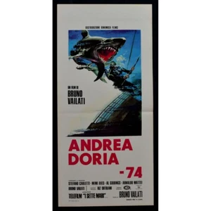 Affiche Andrea Doria 74 Bruno Vailati Taucher Lo Requin B52 - Afbeelding 1 van 1