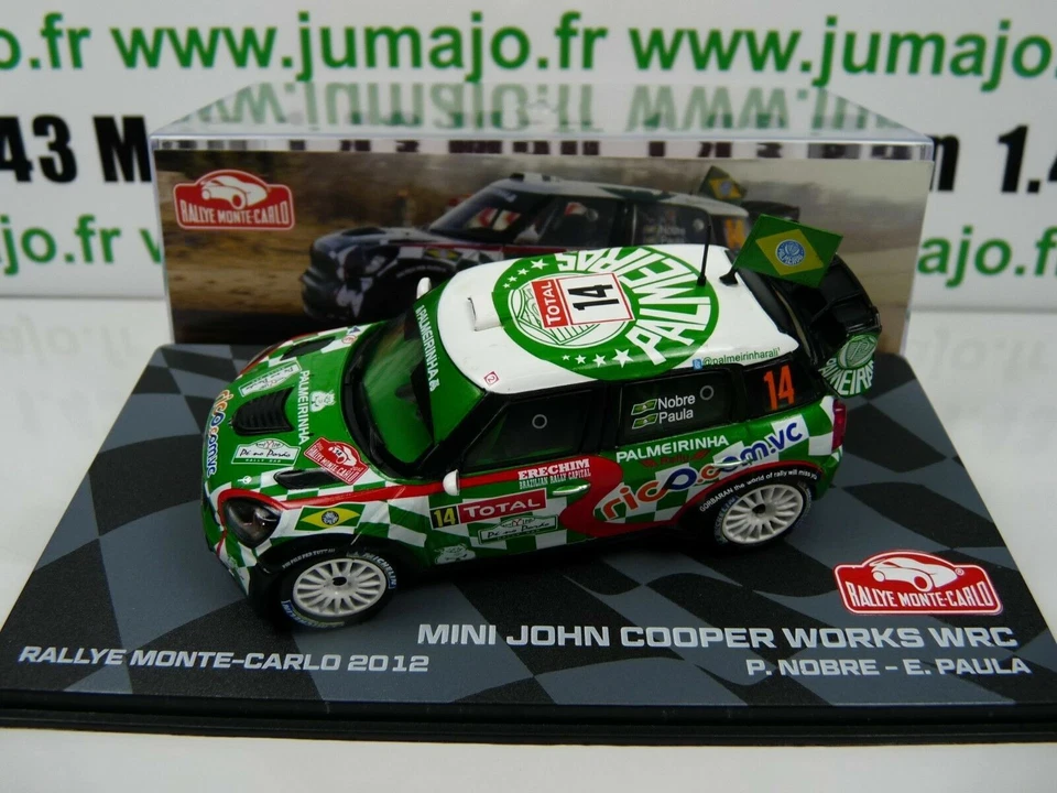 RMIT10 1/43 IXO Rallye Monte Carlo : MINI John Cooper Works WRC 2012 #14 P.Nobre - Immagine 1 di 1