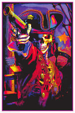 Pirate King - Non-flocked Blacklight Poster 24" x 36"