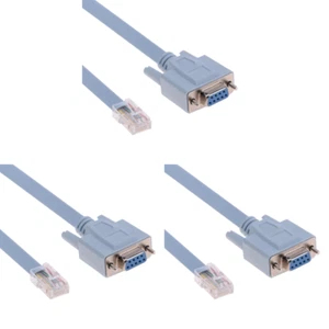 RJ45 Male to DB9 Female 1.5m Network Console Cable for Cisco Switch Router - Bild 1 von 4