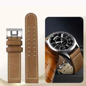 Echt Leder Uhrenarmband für Hamilton Khaki H77616533 22mm Militär Armband - Bild 1 von 36