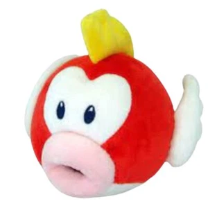 Little Buddy Super Mario All Star Collection Cheep Cheep 5" Stuffed Animal Plush - Picture 1 of 2