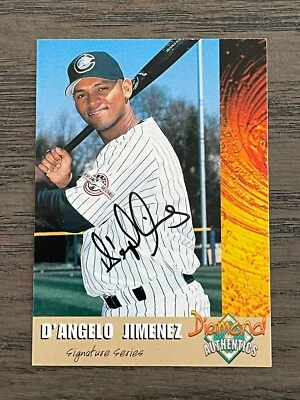 2000 Diamond Authentics Magnificent Seven D’Angelo Jimenez Auto #MS3 /1250 - Image 1 of 2