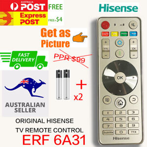ERF-6A31 ORIGINAL HISENSE TV Remove Control with Mic&Bluetooth and AAA Batteryx2