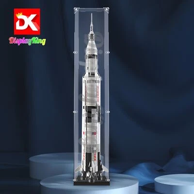 DK-Display Case with Screw for Lego NASA Apollo Saturn V 21309 or92176(AUStock) - image 1 of 4