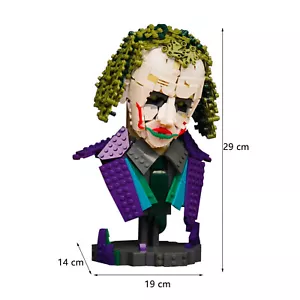 ZITIANYOUBUILD Joker Bust Model 1090 Bricks Building Kit from Film Set - Picture 1 of 2