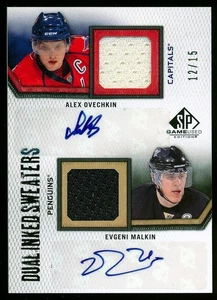 2010-11 SP Game Used Dual Inked Sweaters Auto Alex Ovechkin Evgeni Malkin 12/15 - Picture 1 of 1