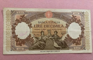 BANCONOTA 10000 REGINE DEL MARE LIRE BANCA D’ITALIA 21 AGOSTO 1959 MB - Picture 1 of 9