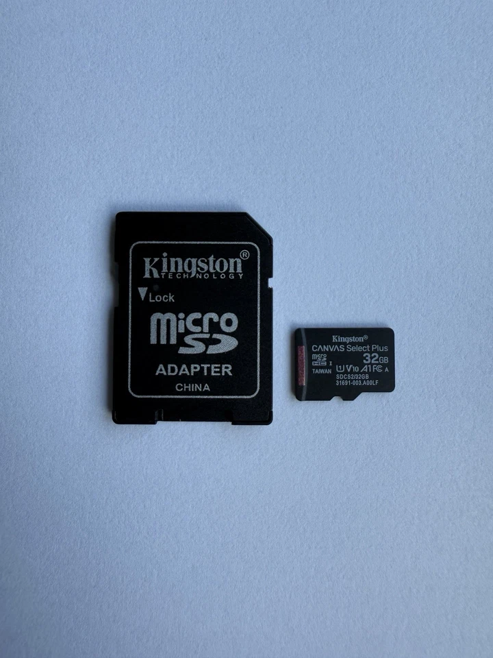 Kingston 32GB 80MB /s Micro SD SDHC SDXC Class10 UHS-I Memory Card with Adapter - Image 1 of 1