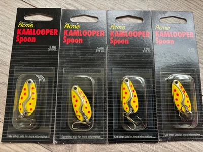 4 NUEVOS NOS Cuchara Acme Kamlooper 3/16oz S-460 Steelhead Salmón Walleye Raro EE. UU. Foto 1 de 3