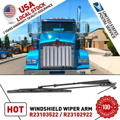 Windshield Wiper Arm Fits Kenworth W900 T660 T800 Driver Side OE# R23102922 US - Image 1 of 4