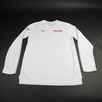 USC Trojans Nike Long Sleeve Shirt Men's White Used - Image 1 of 4
