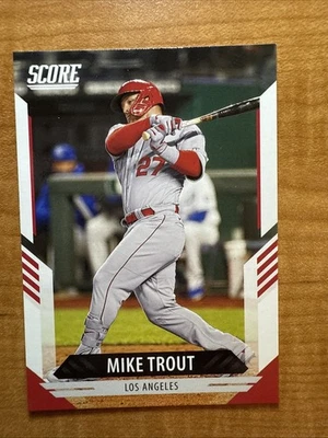 2021 Panini Chronicles - Score Mike Trout #9 - Image 1 of 2