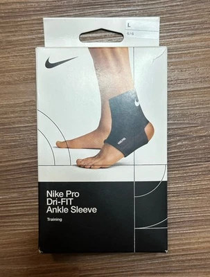 Nike Pro Dri-Fit Ankle Sleeve Unisex Large (ankle girth): 9-10.5” SINGLE - Image 1 of 4