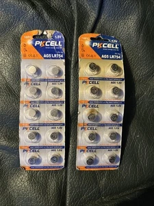 10 PK AG5 PKCELL LR48 393 LR754 SR 754 1.5V Alkaline Battery Watch USA FREE SHIP - Picture 1 of 4