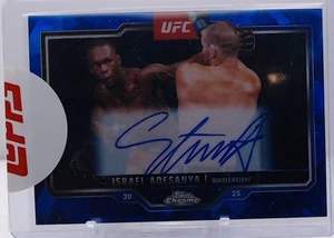 2025 TOPPS SAPPHIRE ISRAEL ADESANYA CVA-IAD AUTOGRAPHED CARD - Picture 1 of 2