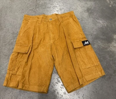90s Lost Baggy Shorts Corduroy Men’s Size 36 NWOT Yellow Jnco Skateboarding - Image 1 of 3