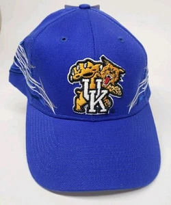 Vtg University Of Kentucky Wildcats Adjustable Cap Hat Blue UK Capsmith Y2K NWT! - Picture 1 of 10