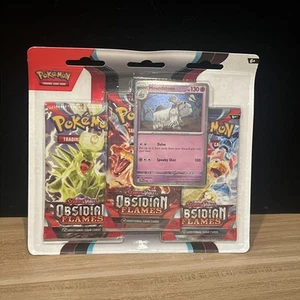 Pokemon TCG Scarlet & Violet inkl. 1 Obsidian Flammen Booster Blister 3 Packs - Bild 1 von 5