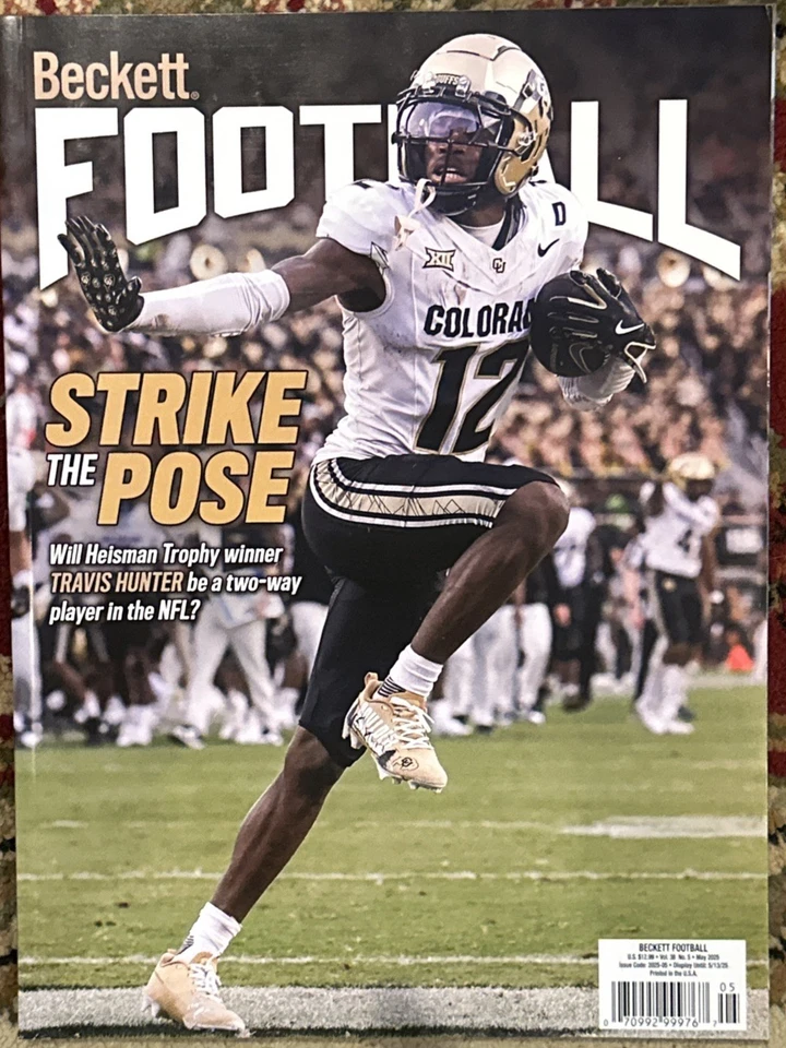 BECKETT FOOTBALL Price Guide Magazine May 2025 - Image 1 of 1