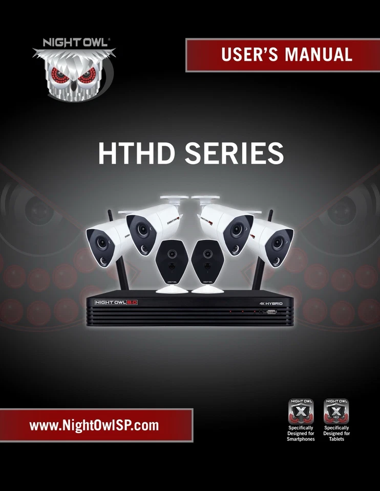 Night Owl 4K Ultra HD Hybrid Security System 1TB HDD, C-H441P8-W2I2M - Image 1 of 4