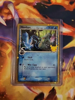 Mimikyu Delta Species SWSH136 Black Star Promo Pokemon TCG Celebrations  - Image 1 of 3