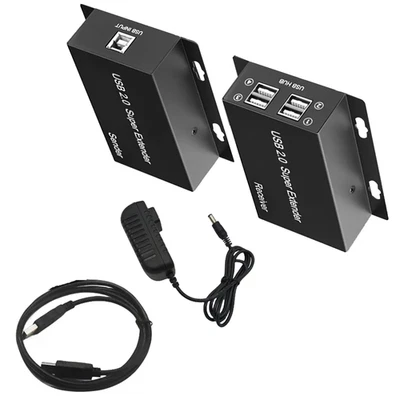 50M USB2.0 Network Cable Extender Over Ethernet Rj45 Cat5e/6/7 Cable Sender - Bild 1 von 4