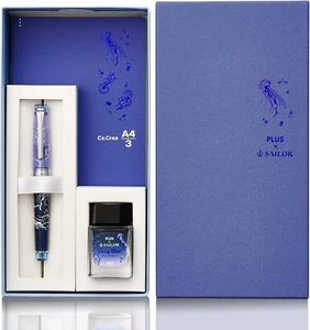 SAILOR Ca.Crea Premium Medusas Cruzadas Conjunto Limitado Equipo Profesional Delgado 14K MF - Imagen 1 de 7