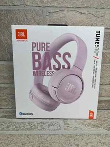 JBL Tune 510BT: Wireless On-Ear Headphones with Pure Bass Sound Pink - Picture 1 of 3