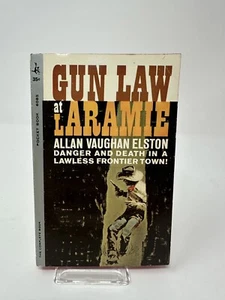 Gun Law at Laramie Western Paperback by Allan Vaughan Elston Pocket Book 1961 - Imagen 1 de 4