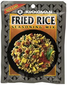 Kikkoman Fried Rice Seasoning Mix 4 Pack (1 oz Packets) Asian Flavor - Picture 1 of 9