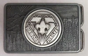 Diamond Jubilee 75 Belt Buckle [KS-257] - Picture 1 of 1