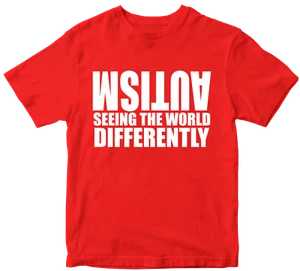 Autism Seeing The World T-shirt Be Kind Be Bold Raise Together Birthday Gifts - Picture 1 of 14