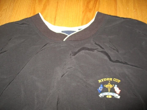 Antigua Label RYDER CUP THE BELFRY Embroidered (XL) V-Neck Pullover Jacket Cover