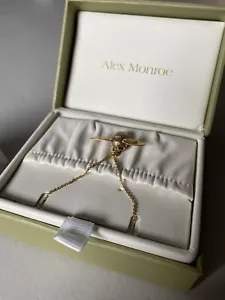 Alex Monroe iconic Bumblebee Necklace in 22ct Gold Plate, Perfect Condition - Picture 1 of 7