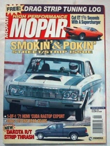 HIGH PERFORMANCE MOPAR 1998 SEPT - HEMI CUDA DROPTOP - Picture 1 of 1
