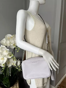 Michael Kors Kameratasche Handtasche Jet Set Medium Logo Crossbody Schulter - Bild 1 von 12