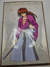 🌟 RARE OVERSIZED Rurouni Kenshin Samurai Anime KEY END A6 PRODUCTION PAN CEL