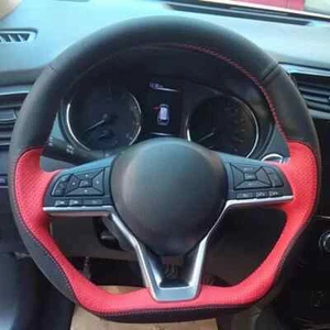 Braid Car Steering Wheel Cover For Nissan Altima X-Trail Qashqai Rogue Pulsar - Picture 1 of 16