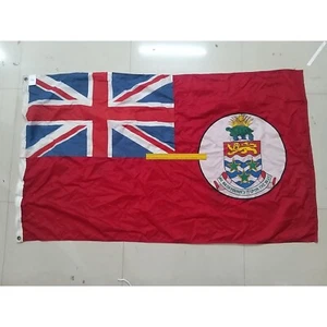 CAYMAN ISLANDS Vintage Country Out Door Flag | From Ship Salvage (7101) - Picture 1 of 1