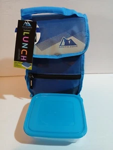 Artic Zone Borsa Porta Pranzo Isolata con Contenitore Alimenti Senza BPA - Blu - NUOVO con Etichetta - Foto 1 di 12